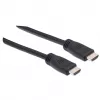 Manhattan HDMI 4K@60Hz Kabel mit Ethernet – CL3-zertifiziert, 8m, für In-Wall-Installation geeignet, für ALLE 4K- und 1080p/HD-Anwendungen – zum sofortigen Upgrade oder bereit für zukünftige Anforderungen, Stecker auf Stecker, Schwarz, Ultra HD 4K x 2K, lebenslange Garantie, Premium High Speed