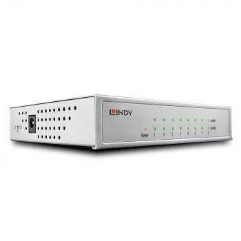 Lindy Netzwerk-Switch - Gigabit, Desktop, 8 Ports, 10/100/1000