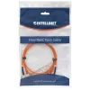 Intellinet Glasfaser-Patchkabel, OM2, SC/SC, 2 m, Orange, Duplex, Multimode, 50/125 µm, LSZH, Glasfaser, lebenslange Garantie