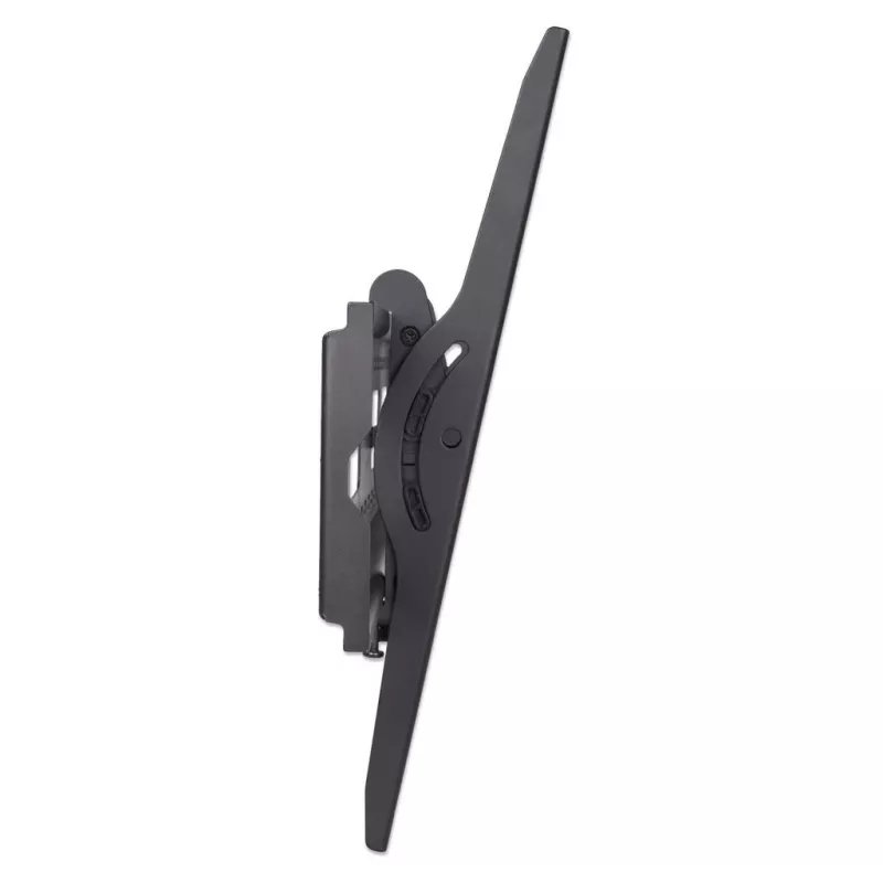 Manhattan Wandhalterung für TV & Monitore (neigbar), Für Bildschirme von 37 Zoll bis 75 Zoll, VESA-Kompatibilität: alle zwischen 200x200 mm bis 800x400 mm – überprüfen Sie die Abmessungen der vier Befestigungslöcher auf der Rückseite des Bildschirms, um sicherzustellen, dass sie passen, Max. 75 kg, Schwarz, Halterung