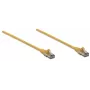 Intellinet Netzwerk-Patchkabel, Cat6, 10 m, Gelb, CCA, U/UTP, PVC, RJ45, vergoldete Kontakte, rastnasenschutz, Tüllenschutz, lebenslange Garantie