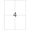 Selbstklebendes Druckeretikett HERMA Labels Premium A4 105x148 mm