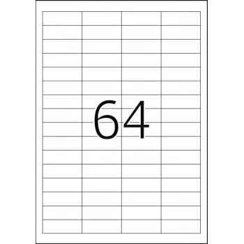 Selbstklebende Druckeretiketten HERMA Labels Premium A4 48,3x16,9 mm