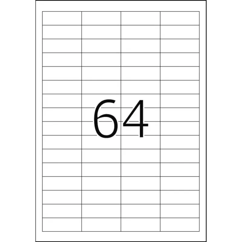 Selbstklebende Druckeretiketten HERMA Labels Premium A4 48,3x16,9 mm