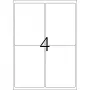 Selbstklebendes Druckeretikett HERMA 9534 A4 Outdoorfolie 99,1 x 139 mm