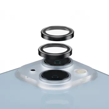 PanzerGlass ® Hoops® Kamera-Linsenschutz Schwarz iPhone 14 | 14 Plus