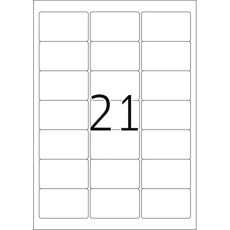 Adressetiketten HERMA Premium A4 63,5x38,1 mm 2100 Stück