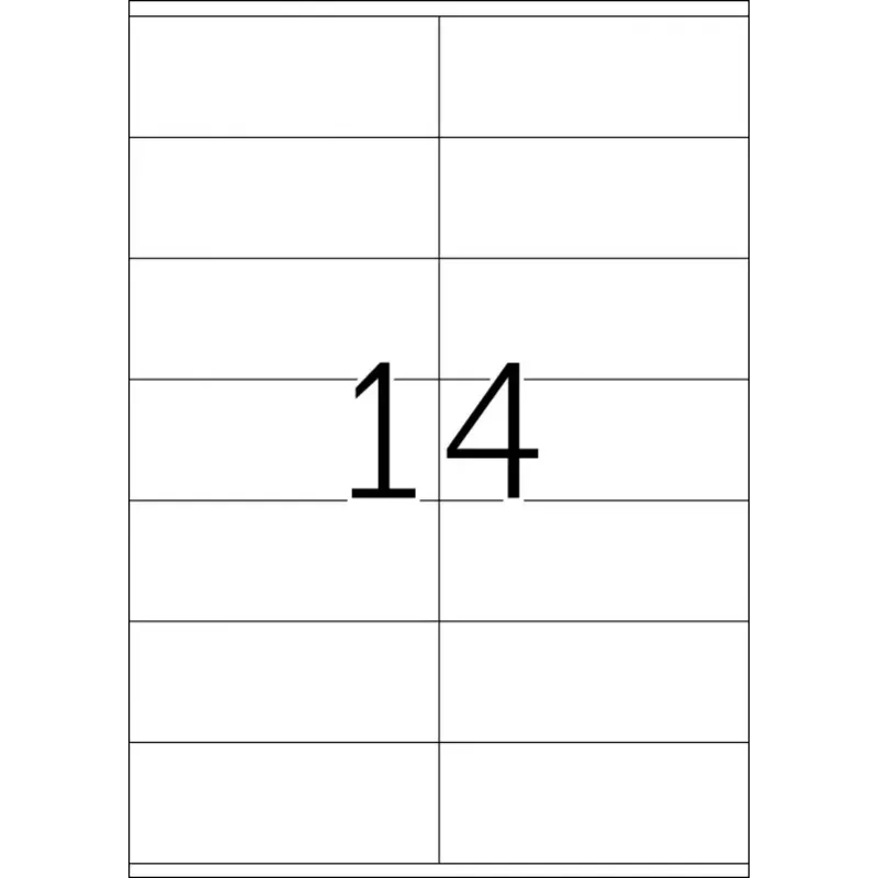 HERMA Premium Etiketten A4 105x41 mm weiß Papier matt 1400 Stück