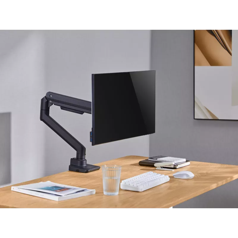 Equip 17 Zoll-49 Zoll Heavy-Duty Monitor-Tischhalterung, Schwarz