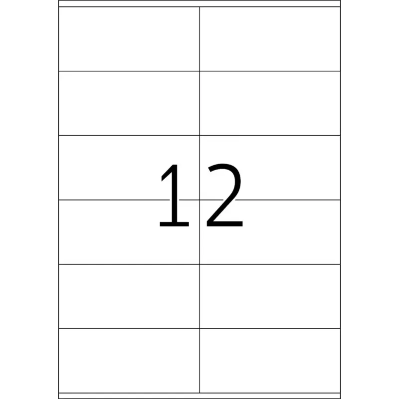 Labels HERMA Premium A4 105x48 mm weiß Papier matt 1200 Stück