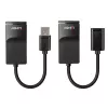 Lindy 60m USB 1.1 Cat.6 Extender Basic, Netzwerk-Sender & -Empfänger, 60 m, 12 Mbit/s, Cat5e, Cat6, Schwarz, Kunststoff
