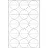 Siegelaufkleber perforiert HERMA 2279 Ø 32 mm rund transparent extra stark haftend Folie matt