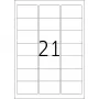 Wiederablösbare Adressetiketten HERMA 63,5x38,1 mm 2100 Stück