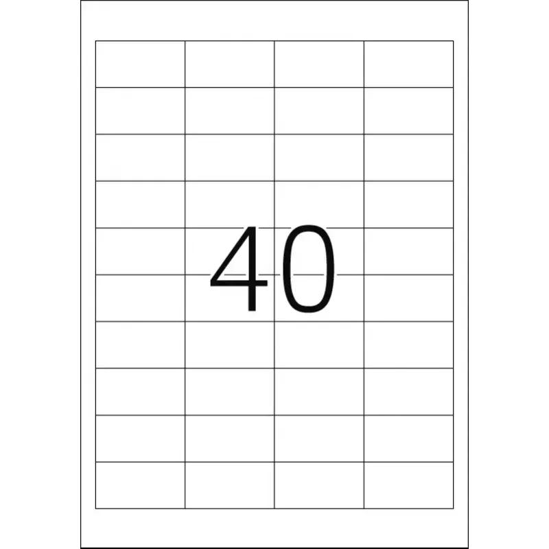 Selbstklebende Druckeretiketten HERMA Labels Premium A4 48,5x25,4 mm
