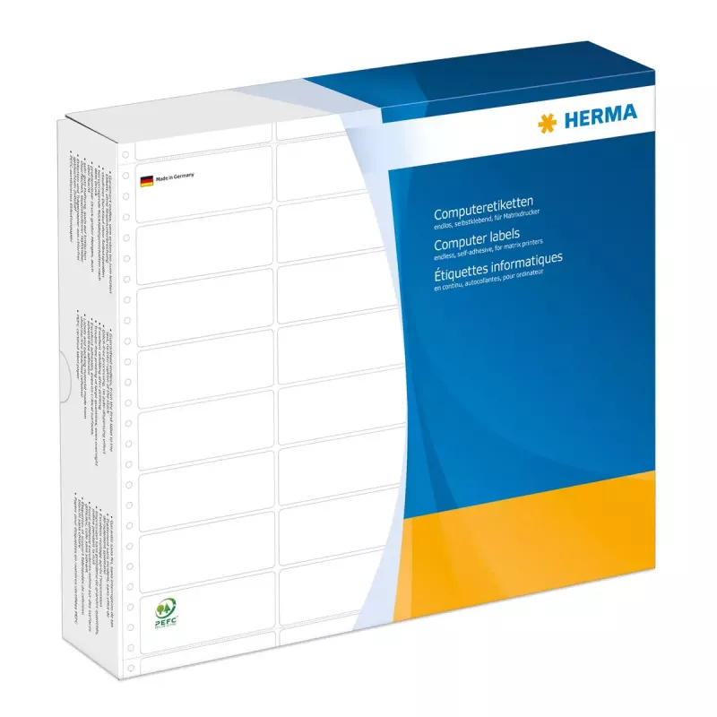 Selbstklebende Druckeretiketten HERMA 8242 81,28x35,7 mm 16000 Stück