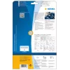 Selbstklebendes Etikett für Drucker HERMA 5116 A4 49x10 mm 1500 Stk.