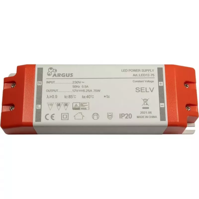 LED-Treiber Inter-Tech LED12-75 75W IP20 100000h