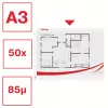 Esselte Quality Pocket A3 Querformat, 30 % recyceltes Kunststoff aus Pre-Consumer-Material