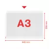 Esselte Quality Pocket A3 Querformat, 30 % recyceltes Kunststoff aus Pre-Consumer-Material