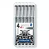 Fineliner Staedtler 308 SB6P Schwarz 6 Stück