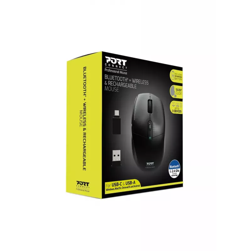 Port Designs 900715 RF Wireless + Bluetooth Maus