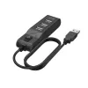 Hama 00200118 Schnittstellen-Hub USB 2.0 480 Mbit/s Schwarz