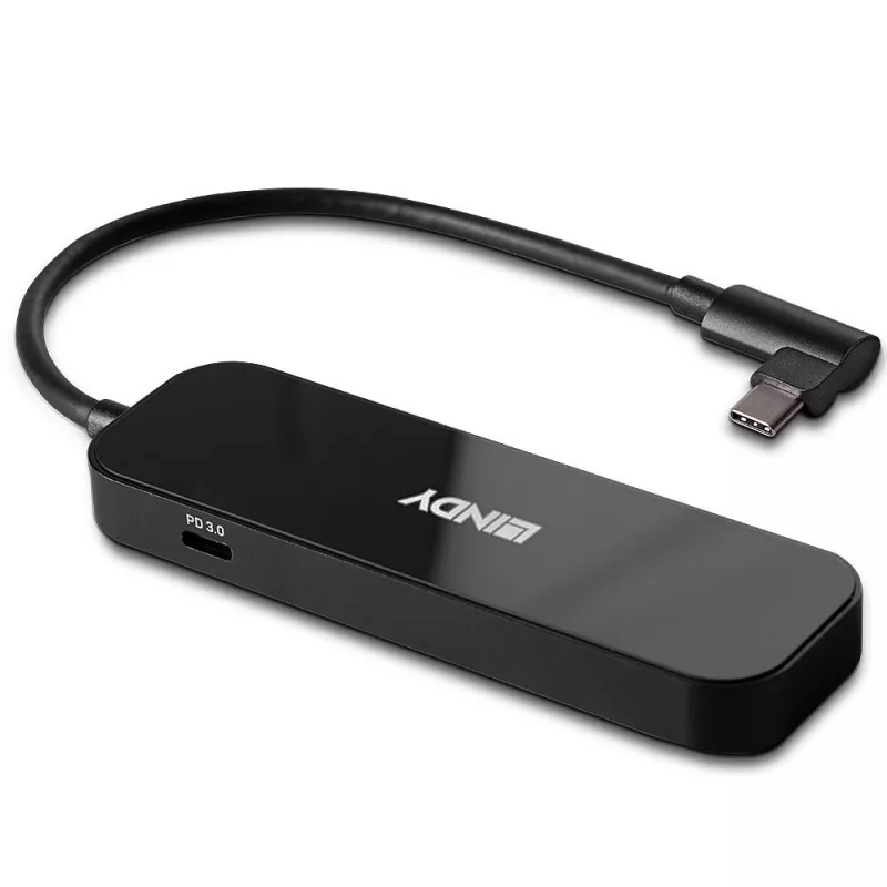 Lindy 43334 USB 3.2 Gen 1 Type-C Hub, 4 Port