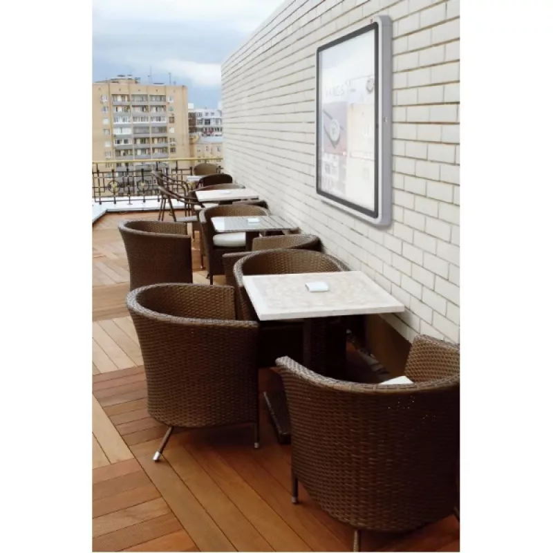 Nobo Premium Plus Outdoor Abschließbare magnetische Außentafel 4xA4