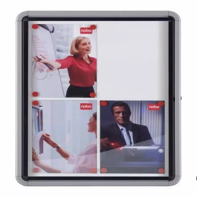 Nobo Premium Plus Outdoor Abschließbare magnetische Außentafel 4xA4