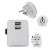 Hama World Travel Pro Light USB Netzteil Universal Weiß
