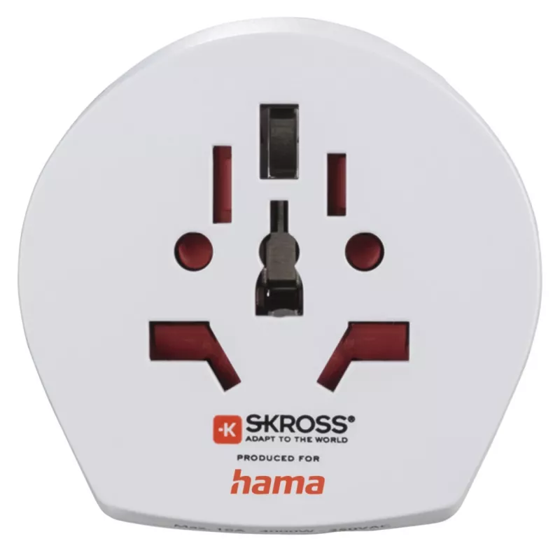 Hama World Travel Pro Light USB Netzteil Universal Weiß