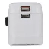 Hama World Travel Pro Light USB Netzteil Universal Weiß