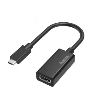 Hama 00200315 Videokabel-Adapter USB Type-C HDMI Schwarz