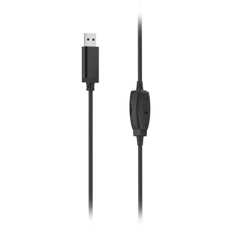 Hama HS-USB250 V2 Headset Kabelgebunden Kopfband Büro/Callcenter USB Typ-A Schwarz
