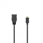 Hama 00205168 HDMI-Kabel 0,1 m HDMI Typ D (Micro) HDMI Typ A (Standard) Schwarz