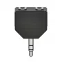 Hama 00205191 Kabeladapter 3,5 mm 2 x 3,5 mm Schwarz