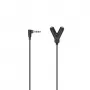 Audiokabel Hama 00205190 0,2 m 3,5 mm Stecker auf 2 x 3,5 mm Buchse Schwarz
