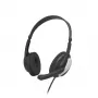 Hama HS-P100 V2 Headset Kabelgebunden Kopfband Büro/Callcenter Schwarz, Silber