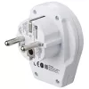Hama Welt-auf-Europa USB-Netzsteckeradapter Universal Weiß