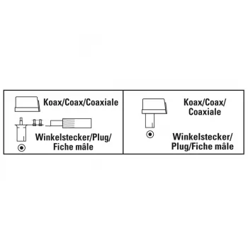 Koaxial-Steckverbinder Hama 00205216 Male 6mm