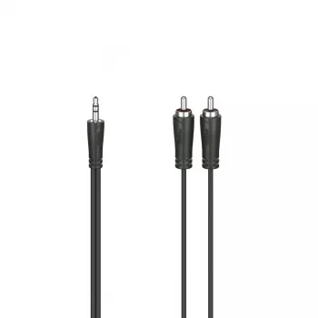 Audiokabel Hama 00205110 1,5 m 3,5 mm 2 x RCA Schwarz