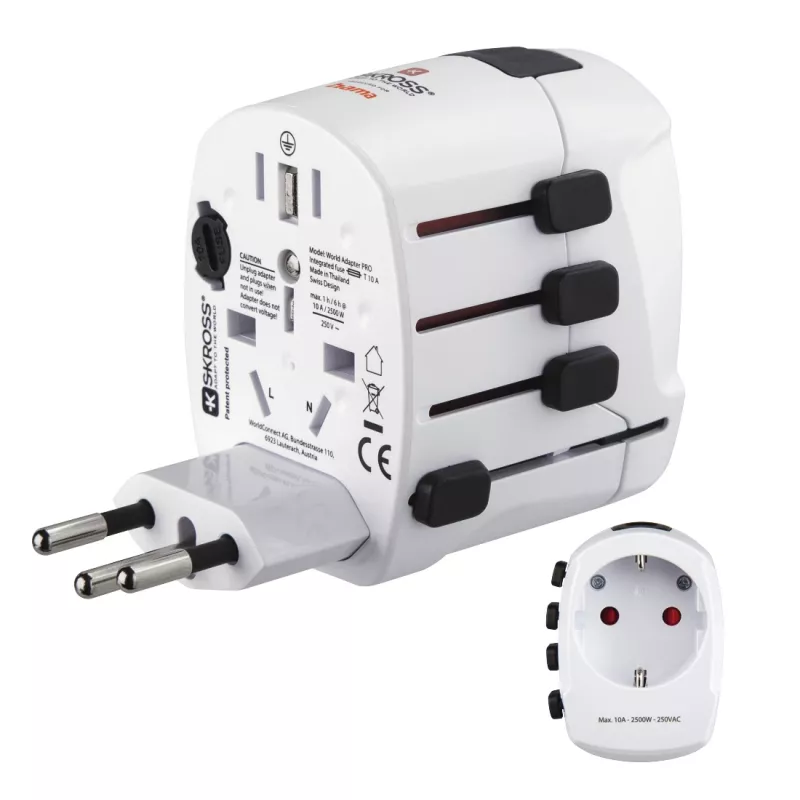 Hama World Travel Pro Netzadapter Universal Weiß