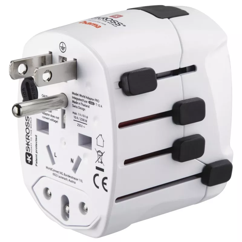 Hama World Travel Pro Netzadapter Universal Weiß