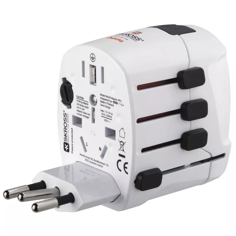 Hama World Travel Pro Netzadapter Universal Weiß