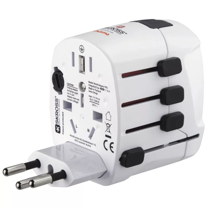 Hama World Travel Pro Netzadapter Universal Weiß