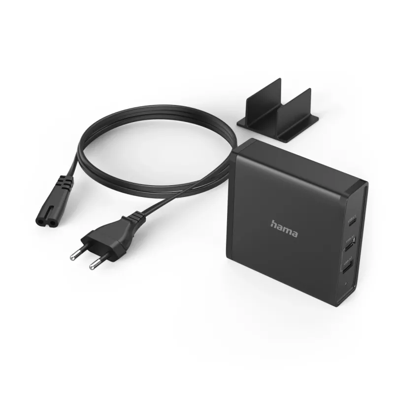 Hama 00200017 mobiles Ladegerät Smartphone, Tablet, Universal Schwarz AC Schnellladung Innenbereich