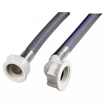Zulauf- und Ablaufschläuche Xavax 00111833 für Geschirrspüler, grau, PVC/Nylon, 1500 mm, 1 Stück