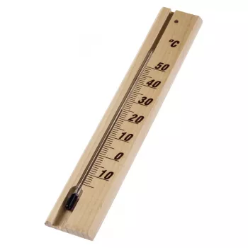 Hama 00186401 Umgebungsthermometer Mechanisches Umgebungsthermometer Innenbereich Holz