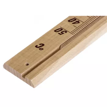 Hama 00186401 Umgebungsthermometer Mechanisches Umgebungsthermometer Innenbereich Holz