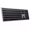 Satechi X3 Full-size (100%) Bluetooth-Tastatur QWERTY Englisch – Schwarz/Grau